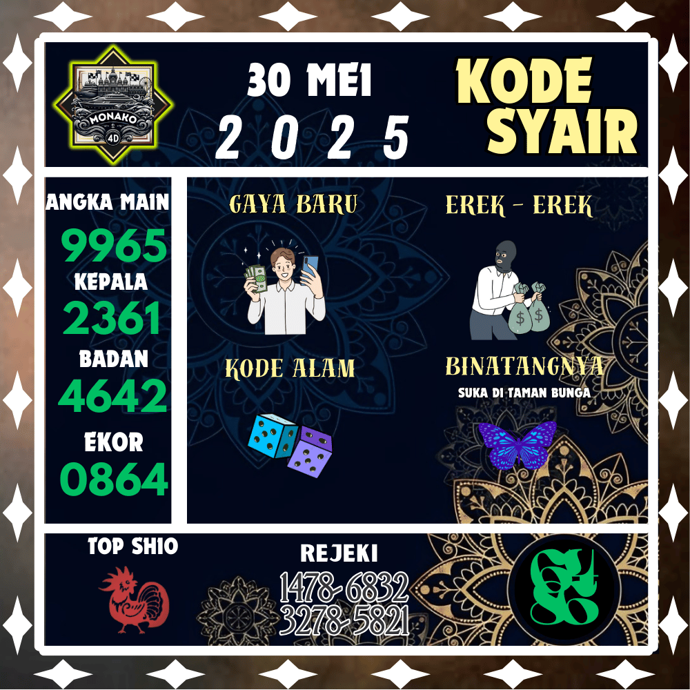 Kode Syair Monako4D Pools - Mei Pools 